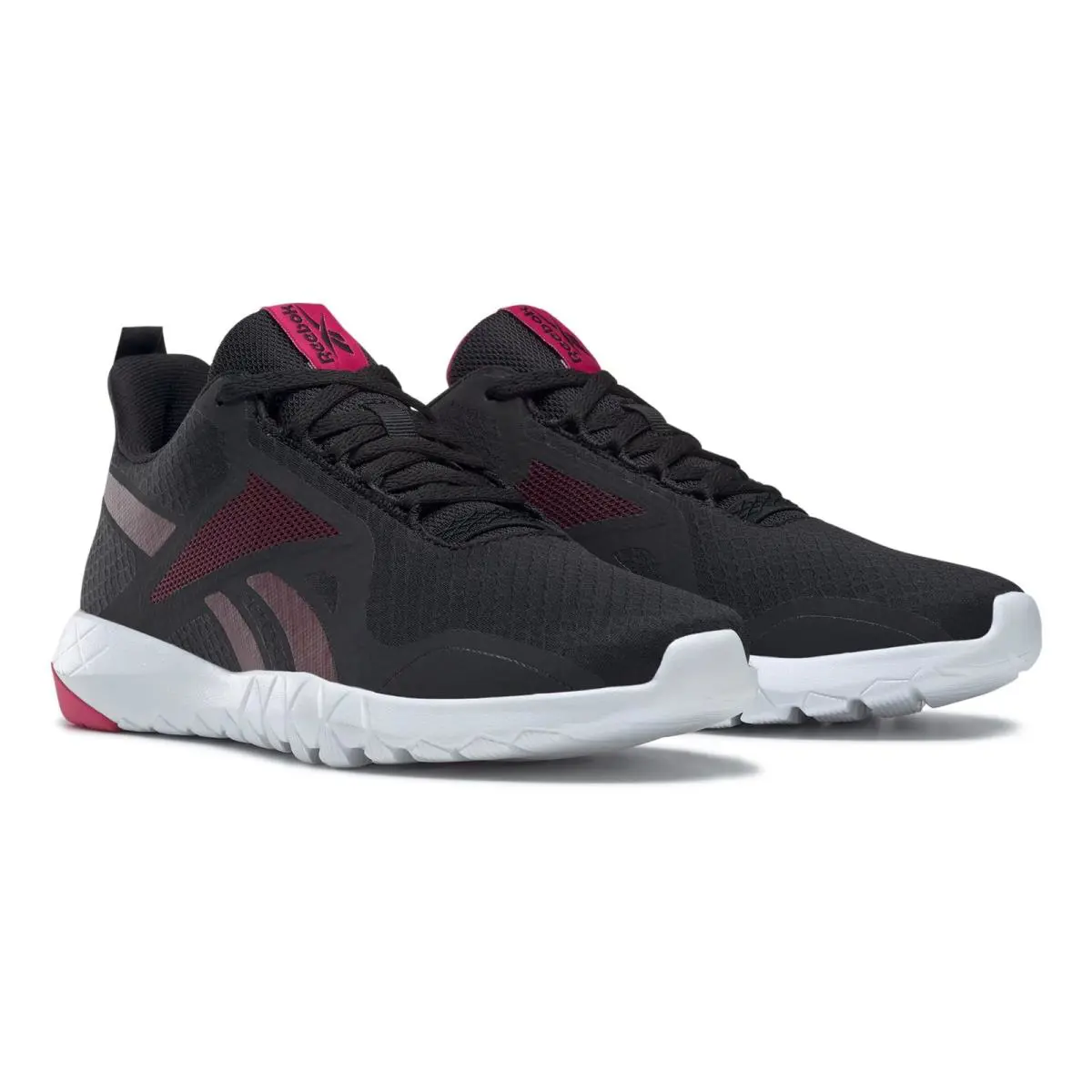 Reebok shoes - Cblack/Maroon/Purpnk 0