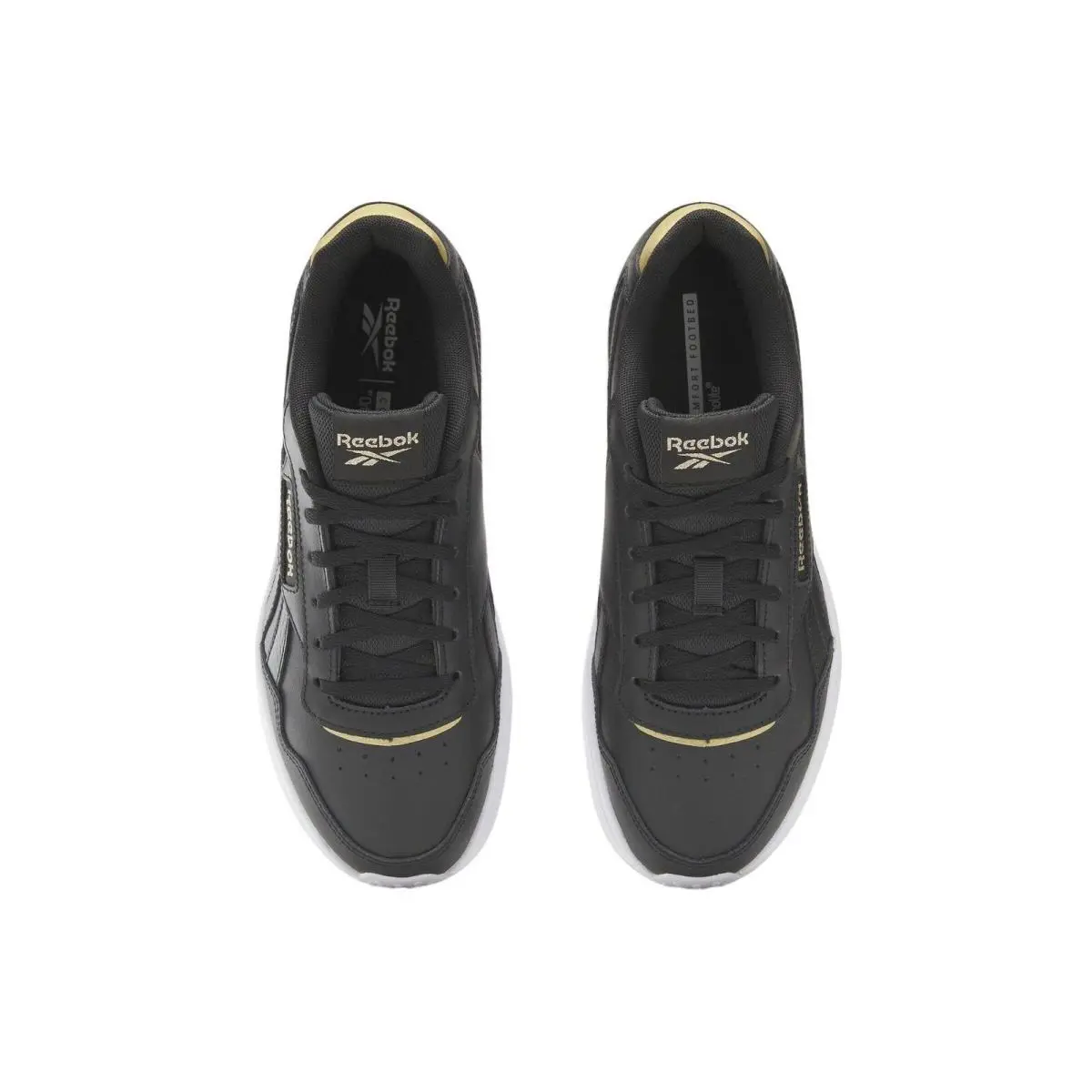 Reebok shoes - Black/White/Goldmt 7