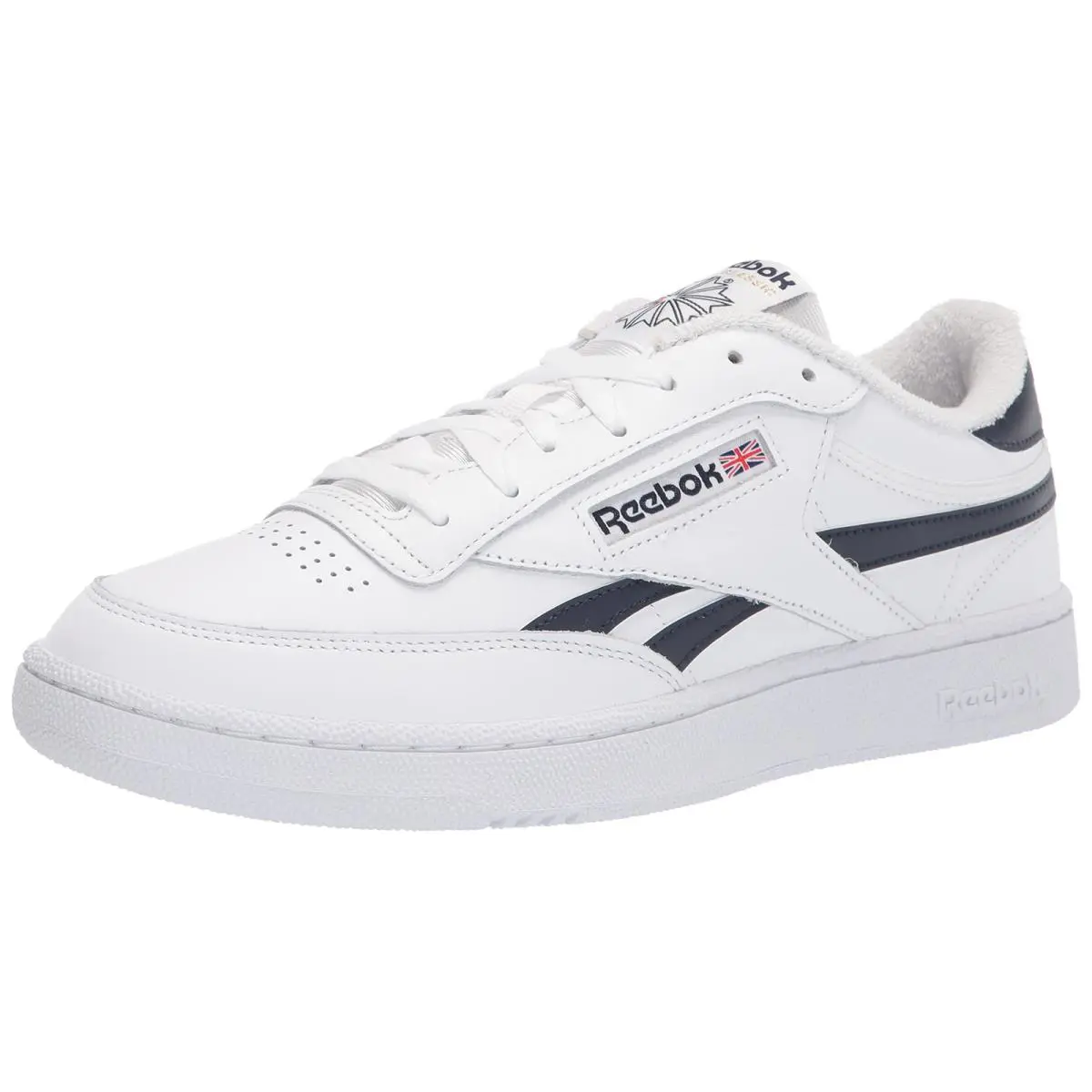 Reebok Men Club C Revenge Sneaker H04168 White/vector Navy Size 9.5 Medium US