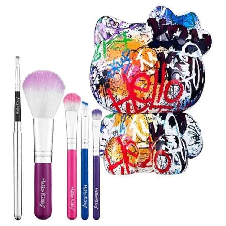 Sephora x Hello Kitty by Sanrio - Graffiti Kitty 5 Piece Brush Set