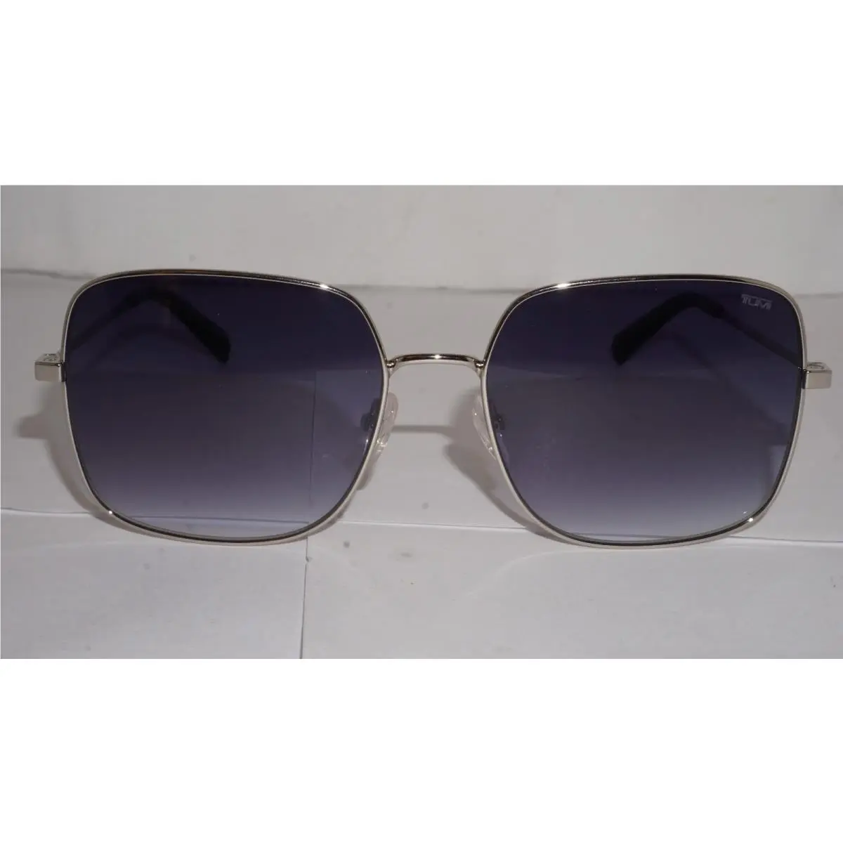 Tumi Sunglasses Silver Square Blue STU007 Col 0579 57 17 140