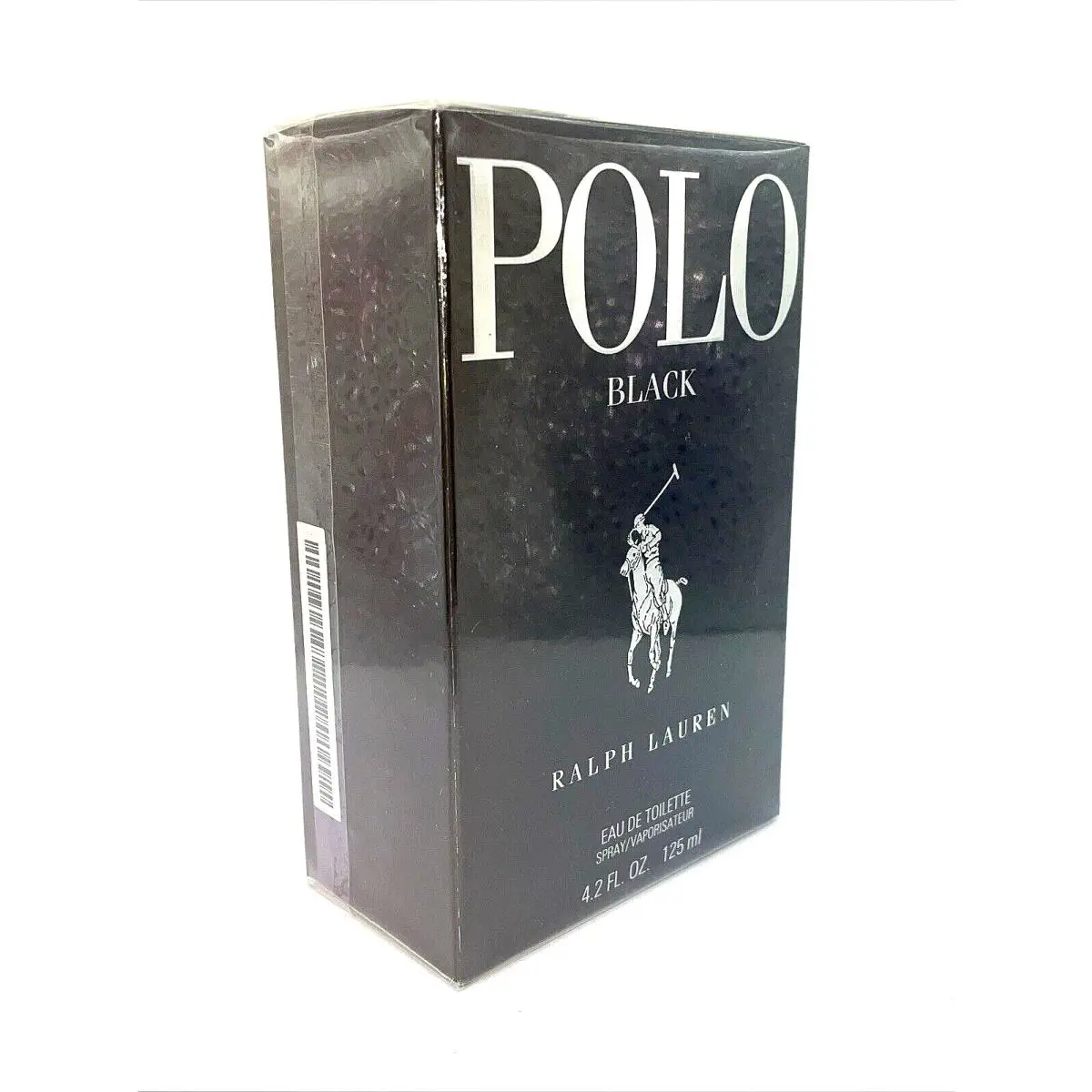 Ralph Lauren Polo Black 4.2 oz Eau de Toilette Spray Retail Box Made In France Edt