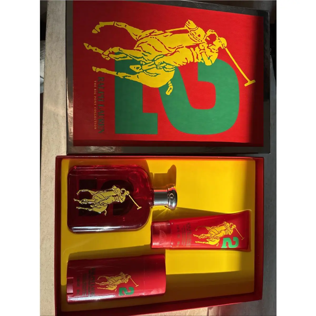 Ralph Lauren Polo NO 2 The Big Pony Collection Men 3PC Gift Set As Pictured