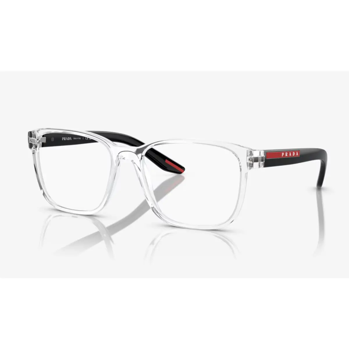 Prada Reading Glasses Vps 06P 2AZ-1O1 57-18 145 Crystal Black Frames Readers