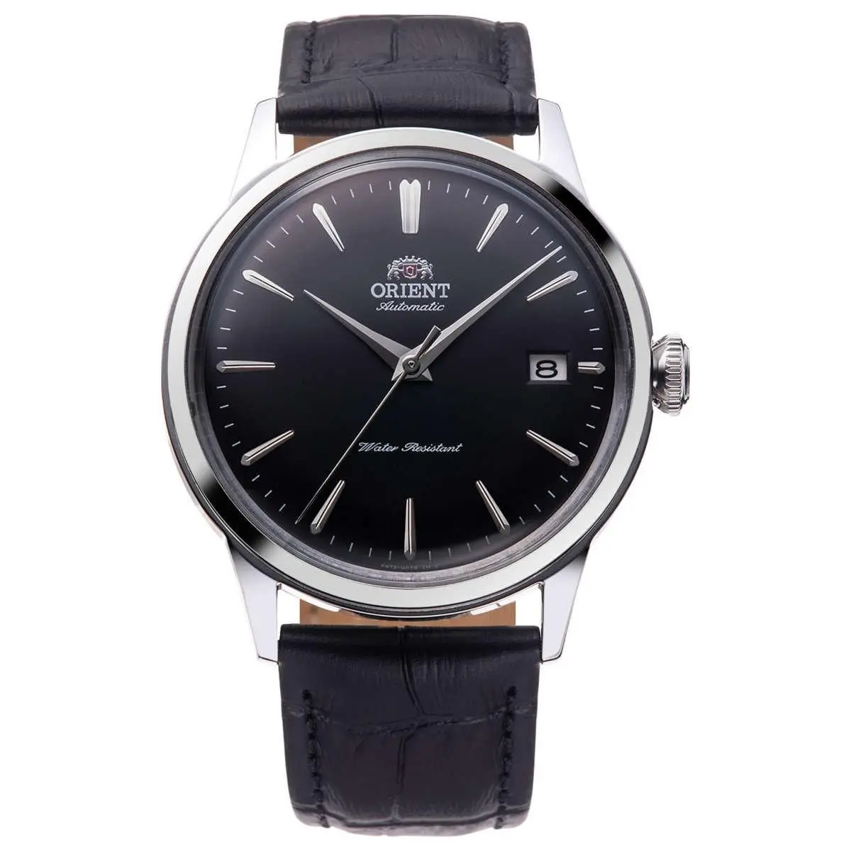 Orient Men`s Bambino Version 7 Black Dial Automatic 38mm Watch RA-AC0M02B