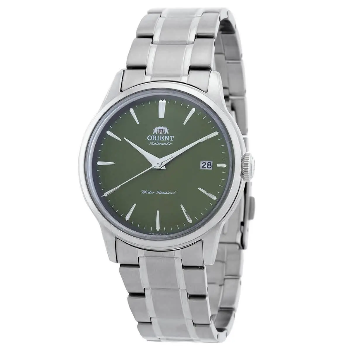 Bambino Automatic Green Dial Watch RA-AC0M09E by Orient