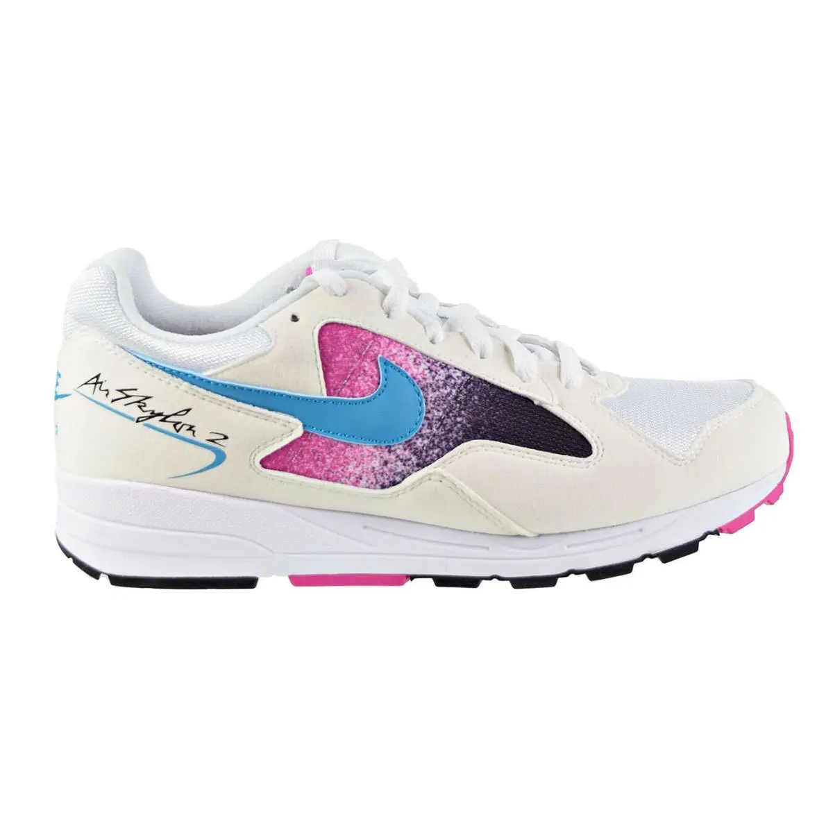 Men`s Nike Skylon II Lagoon Fuchsia Athletic Fashion Casual Sneaker AO1551 110 - White/Lagoon Fuchsia/Blue