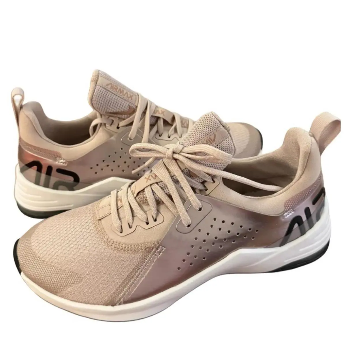 Nike Women`s Air Max Bella TR 3 Training Sneaker - Stone Mauve/MTLC Red Bronze