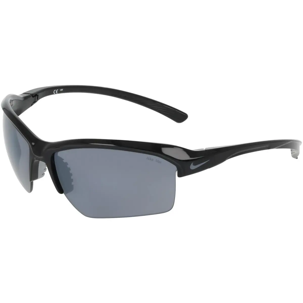 Nike Skylon Rise Polarized Semi-rimless Wrap Sunglasses w/ Max Optics NKIB3519X