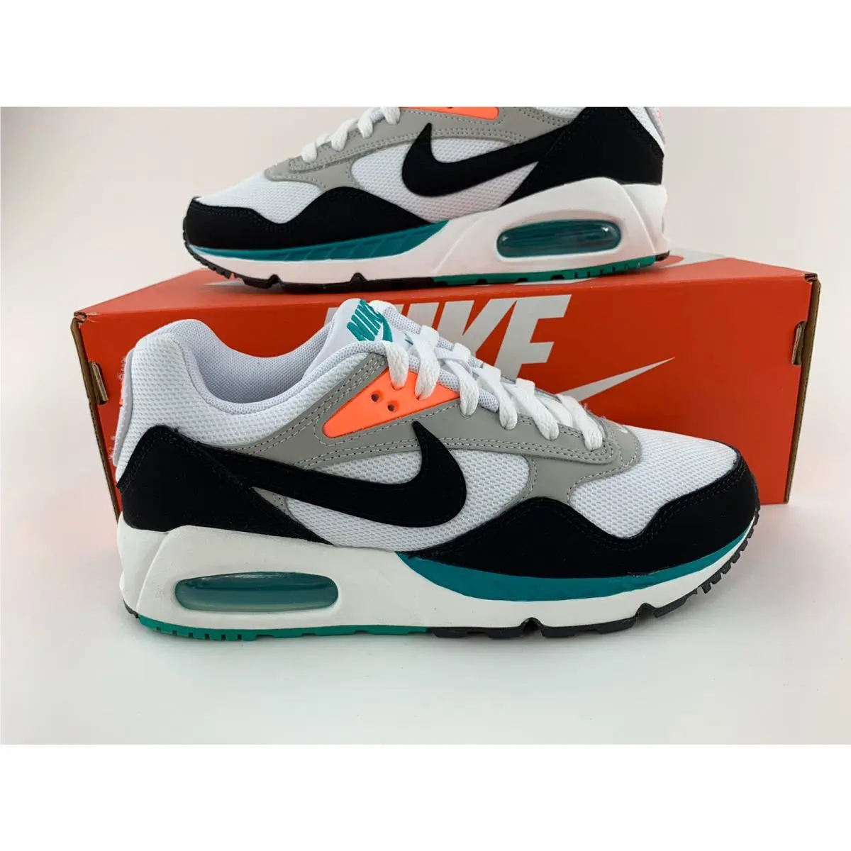 Nike shoes - Nike Air Max Correlate - Air Max Correlate - 511417-136 - White, Manufacturer: White Black New Green 14