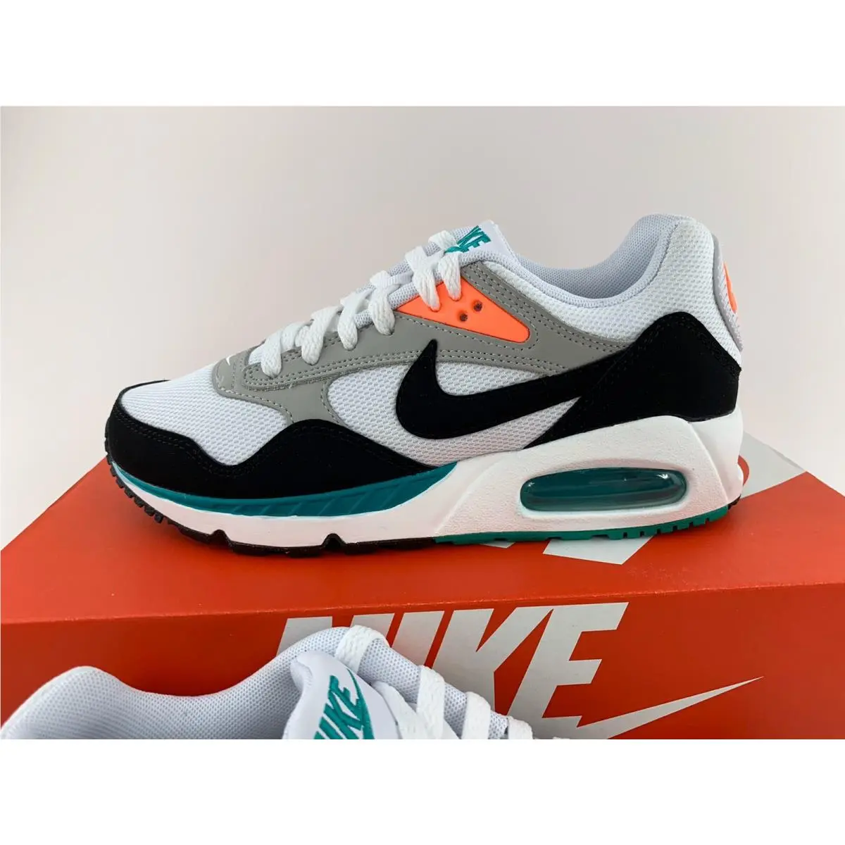 Nike shoes - Nike Air Max Correlate - Air Max Correlate - 511417-136 - White, Manufacturer: White Black New Green 15