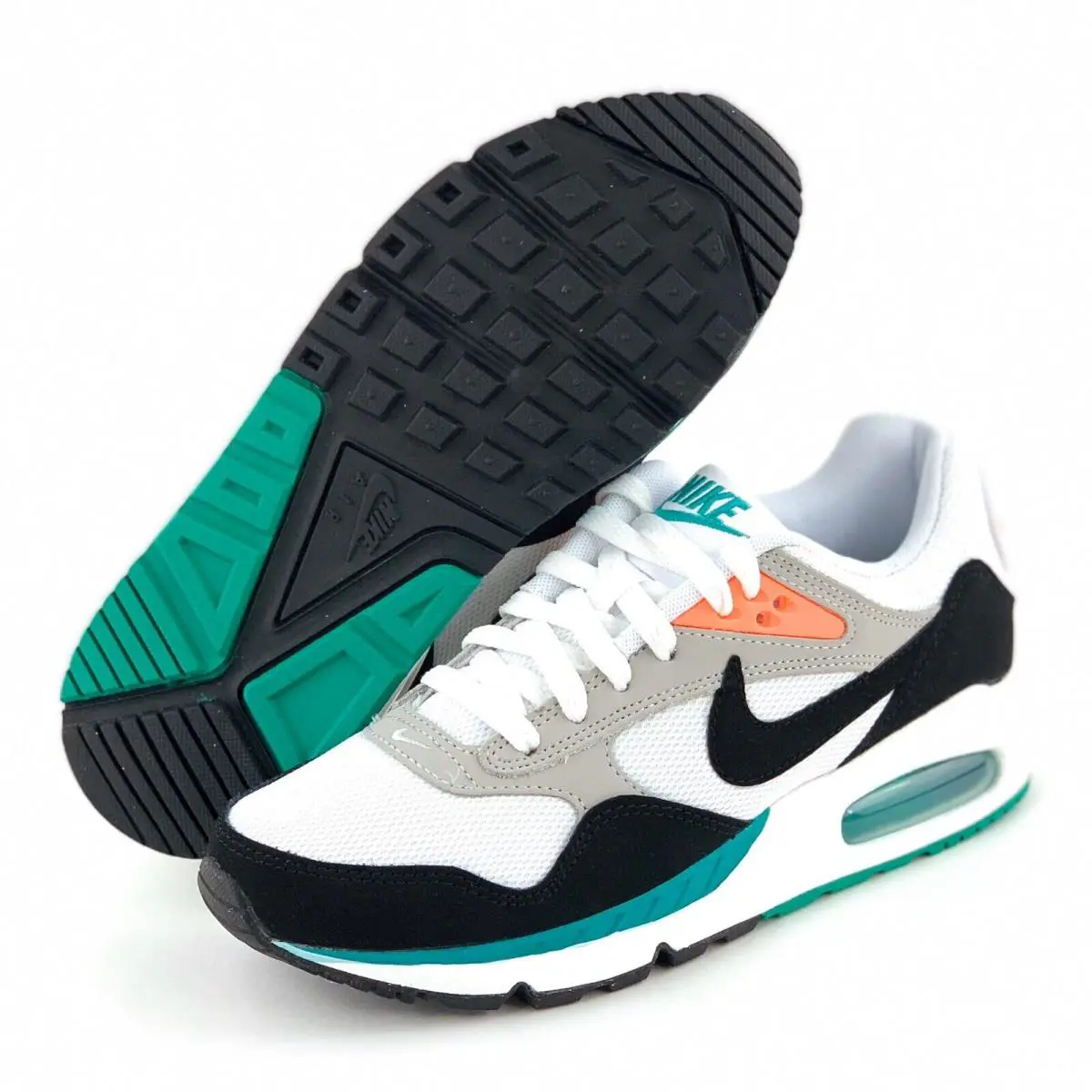 Nike shoes - Nike Air Max Correlate - Air Max Correlate - 511417-136 - White, Manufacturer: White Black New Green 13