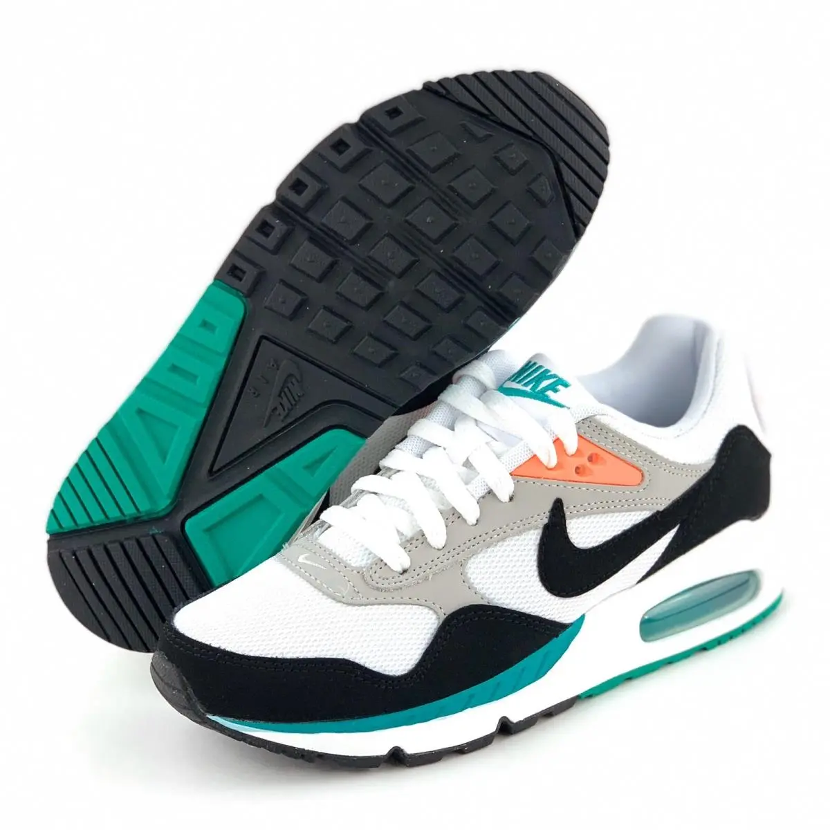 Nike shoes - Nike Air Max Correlate - Air Max Correlate - 511417-136 - White, Manufacturer: White Black New Green 13