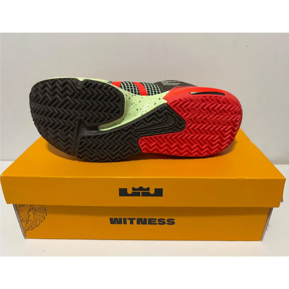 Nike shoes - Black/Bright Crimson/Alligator/Barely Volt 7