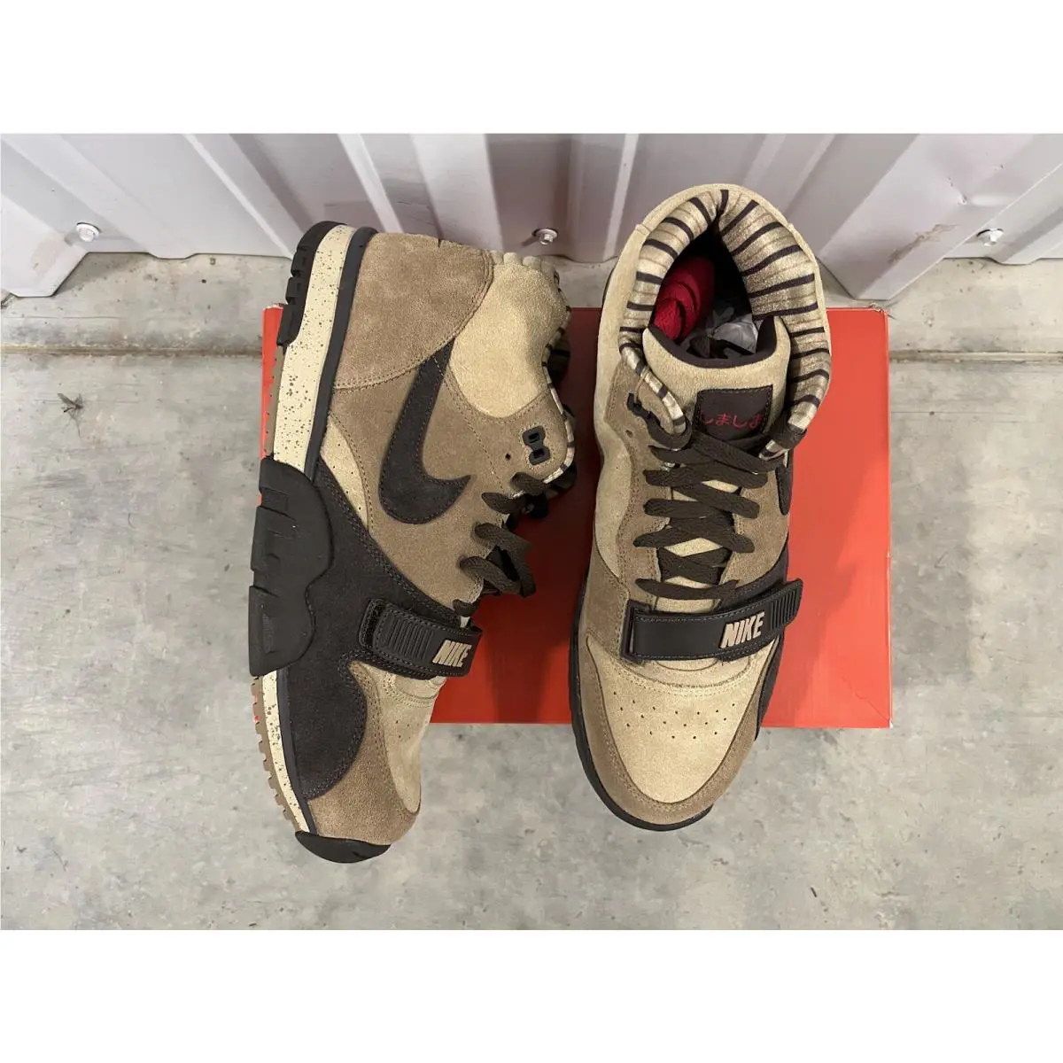 Nike shoes - Nike Air Trainer 1 - Air Trainer - DV6998-200 - Hay/Baroque Brown-Taupe-Varsity Red 2