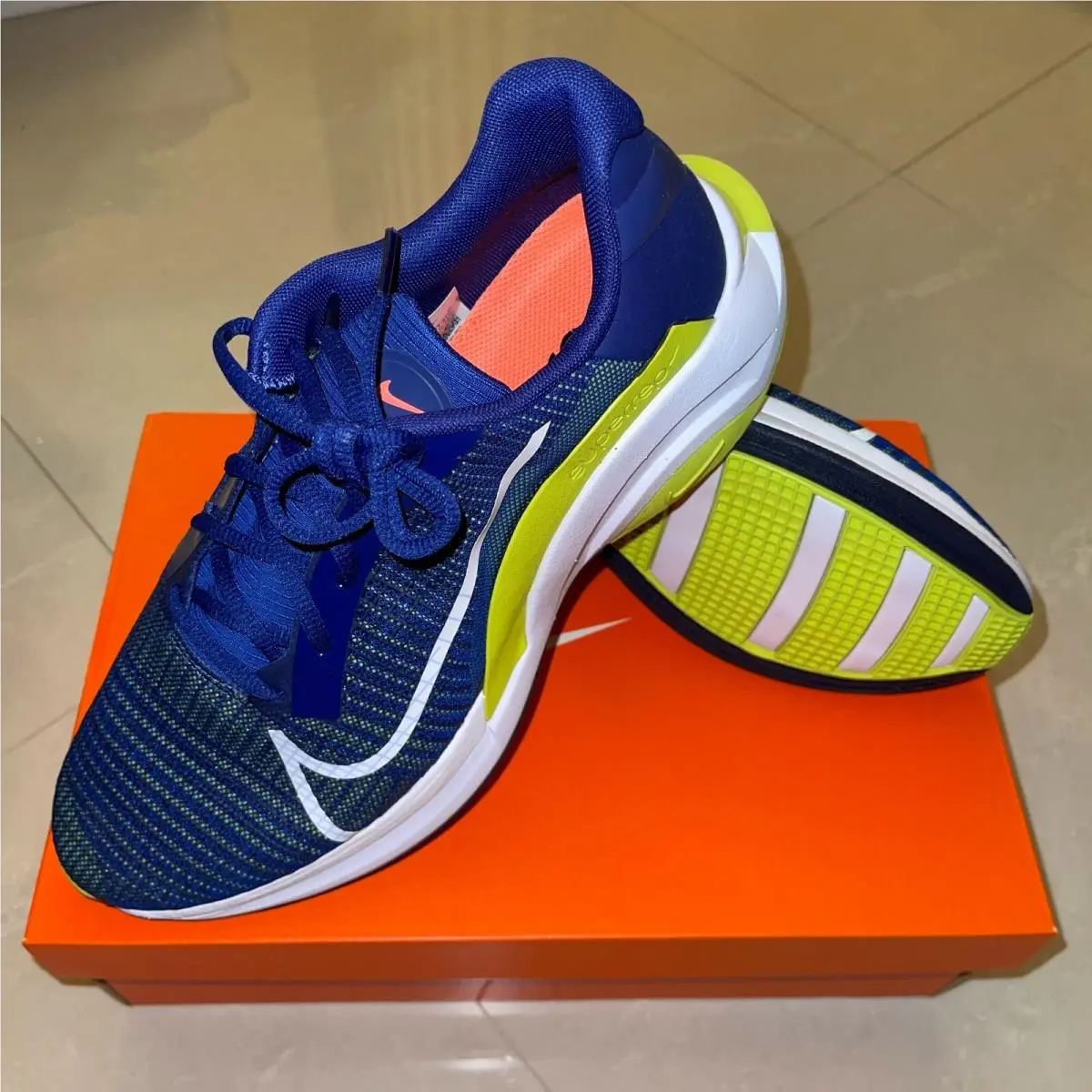 Nike shoes - ZoomX SuperRep Surge - ZoomX SuperRep Surge - CU7627-410 - Deep Royal Blue/Cyber/Bright Mango/White 0