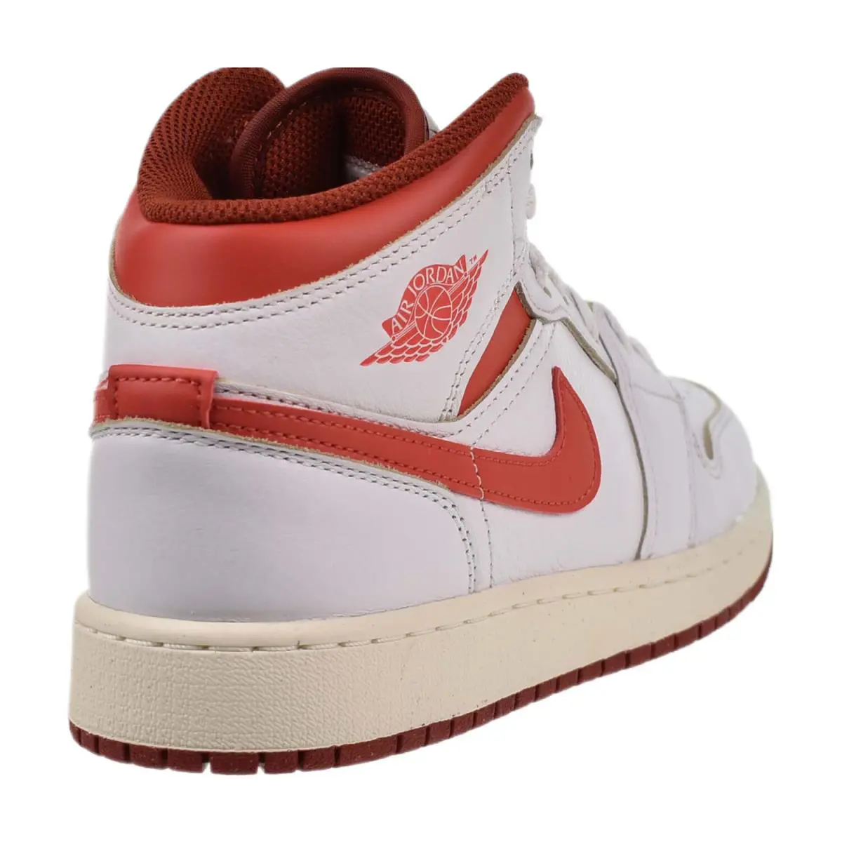 Nike shoes - White-Lobster-Dune Red 1