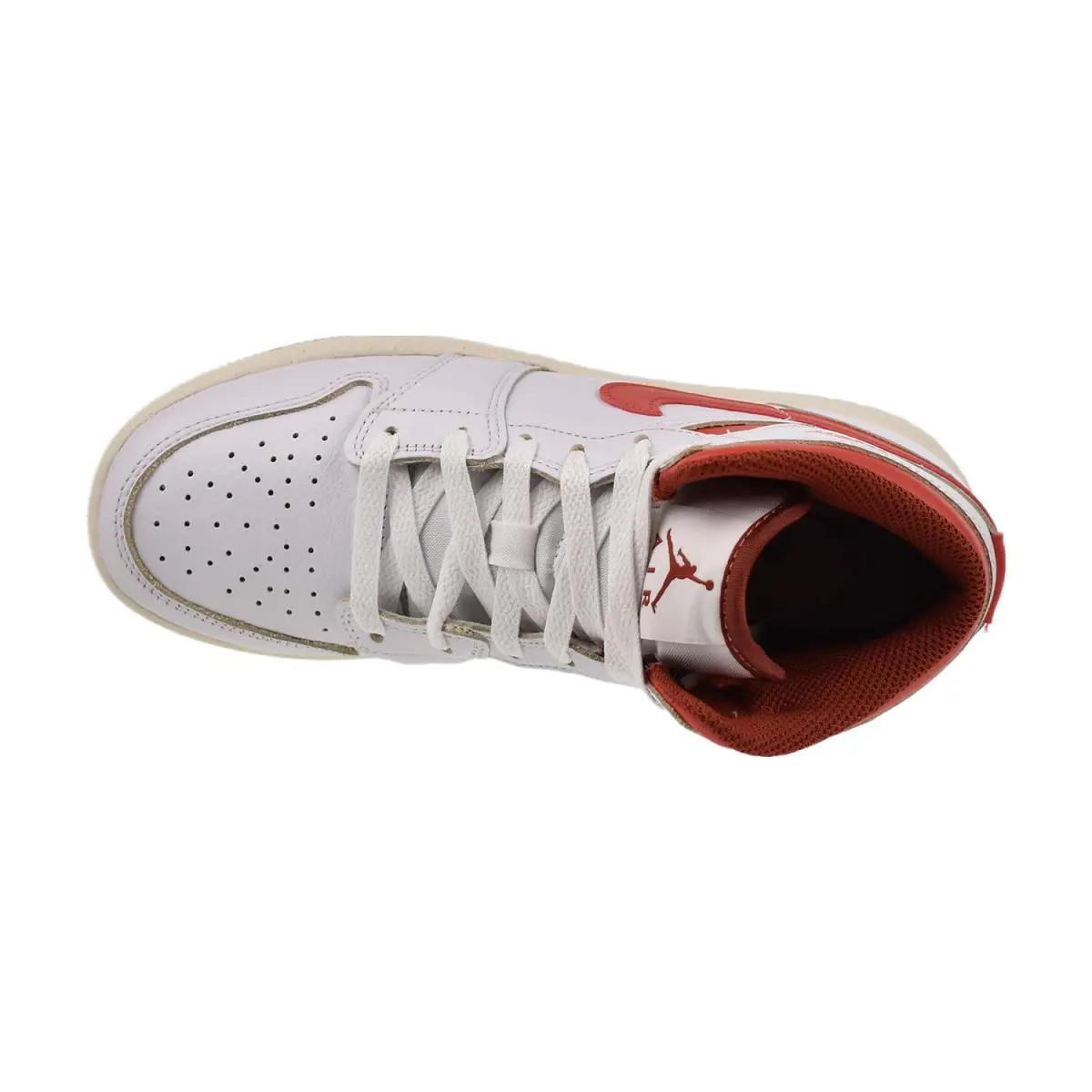 Nike shoes - White-Lobster-Dune Red 3