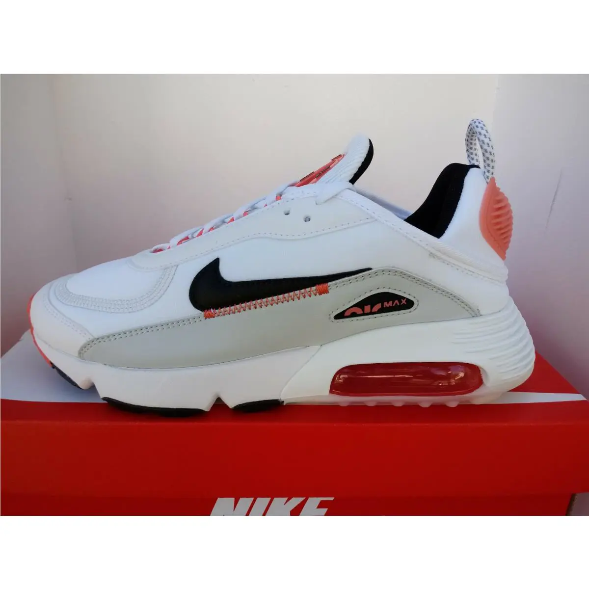 Nike shoes - Nike Air Max 2090 - Air Max - DH8309-100 - white/black-magic ember 9