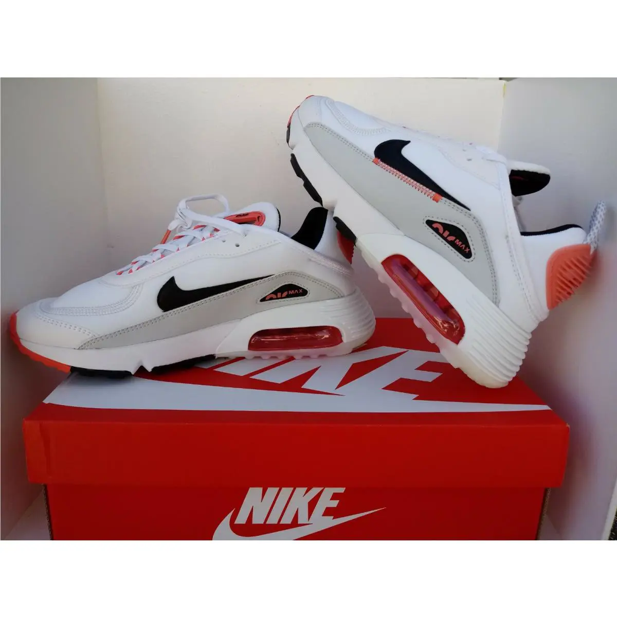 Nike shoes - Nike Air Max 2090 - Air Max - DH8309-100 - white/black-magic ember 1
