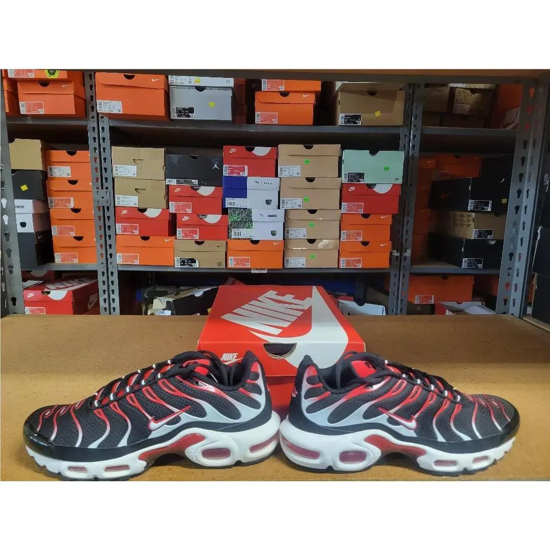 Nike shoes - Nike Air Max Plus - Air Max Plus - DM0032-004 - Black White University Red 0