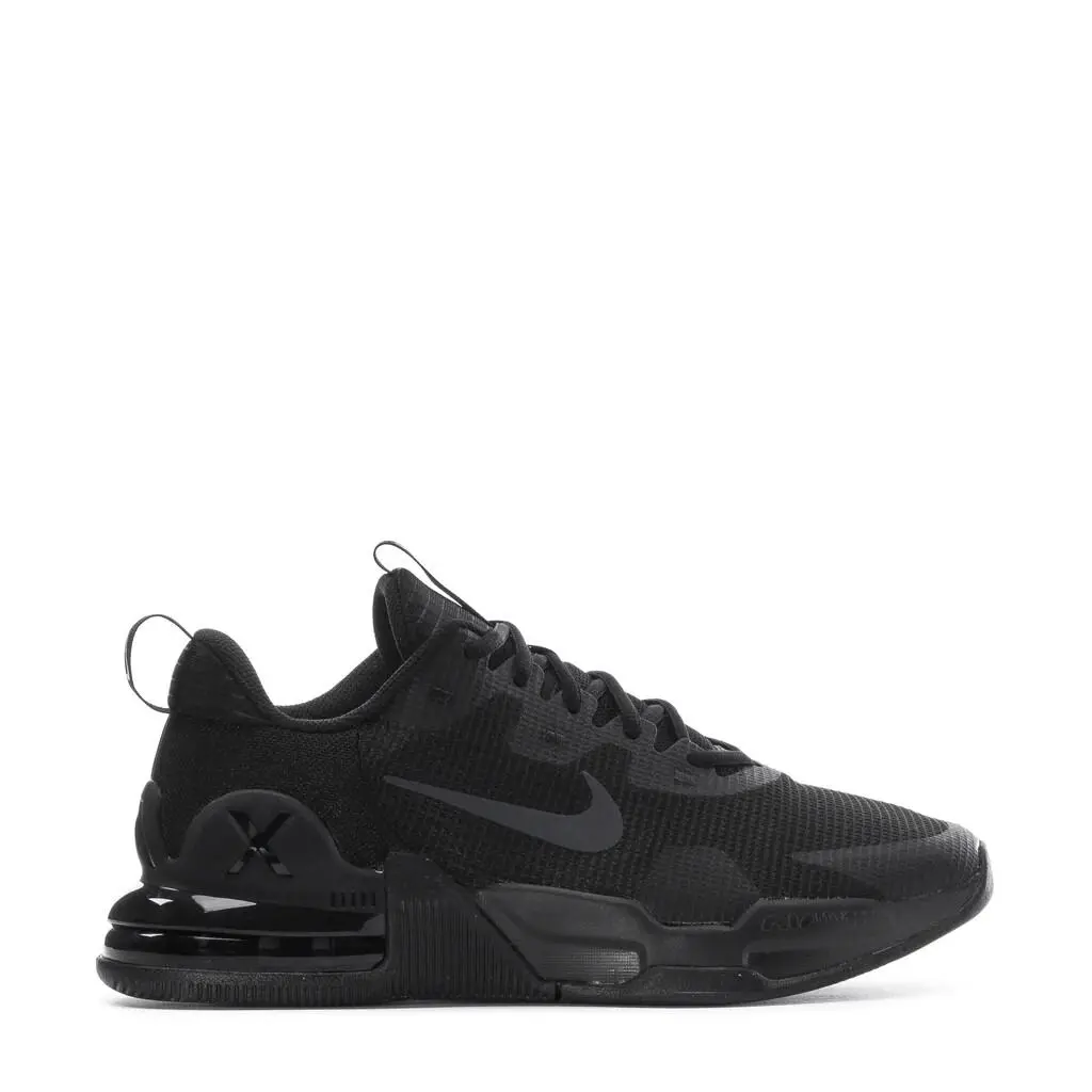 Men`s Nike Air Max Alpha Trainer 5 Training Black Smoke DM0829-010 Shoes - Black