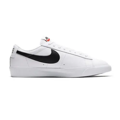 Nike shoes - Nike Blazer Low Leather - Blazer Low Leather - CZ1089-100 - White/Black/Orange 0