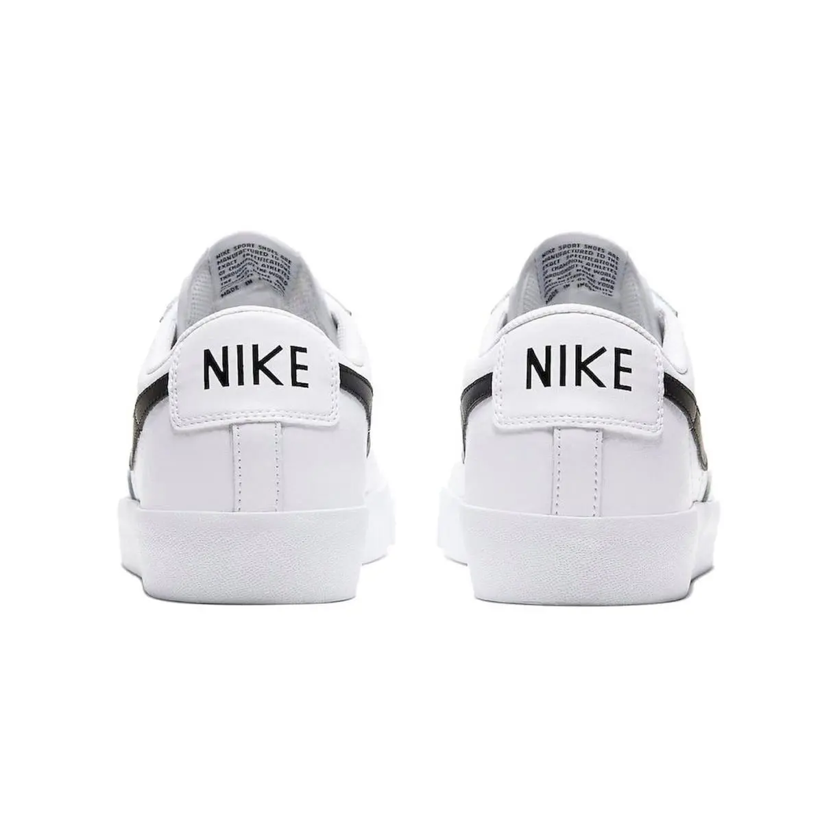 Nike shoes - Nike Blazer Low Leather - Blazer Low Leather - CZ1089-100 - White/Black/Orange 2