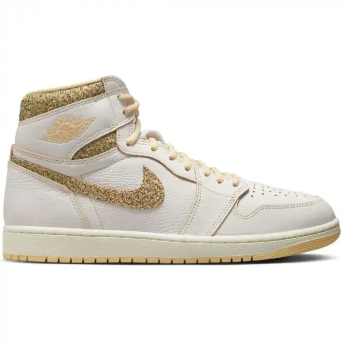 Nike Air Jordan 1 Retro High OG FD8631-100 Youth US 3.5 Sail Brown Shoes GBNC60 - White