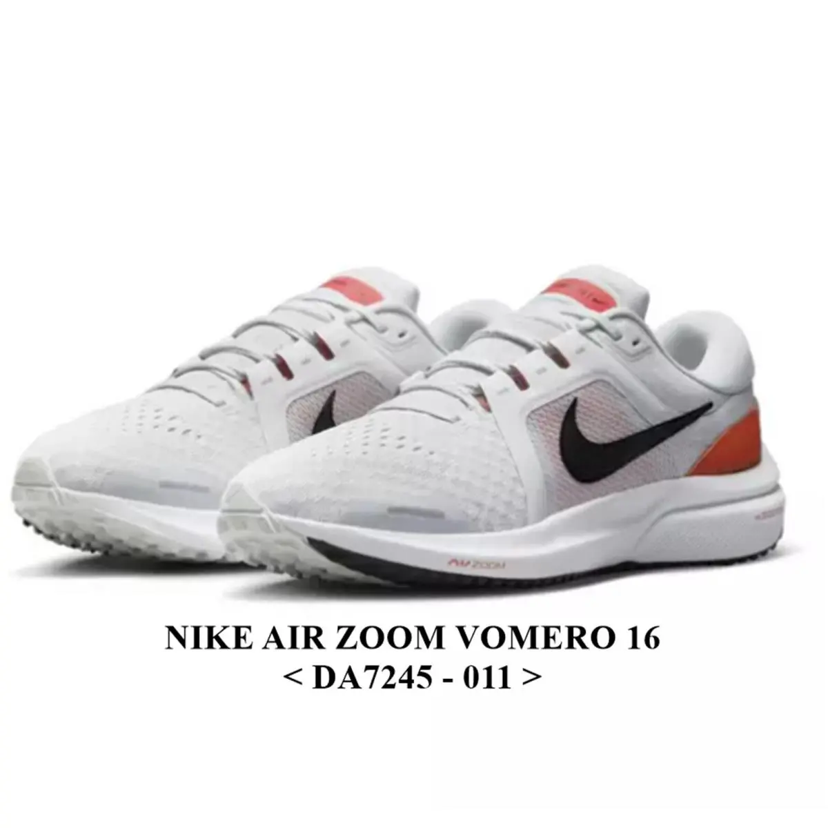 Nike Air Zoom Vomero 16 DA7245 011 Men`s Road Running Shoes w Box NO Lid - PHOTON DUST/BLACK-LT CRIMSON, Manufacturer: PHOTON DUST/BLACK-LT CRIMSON