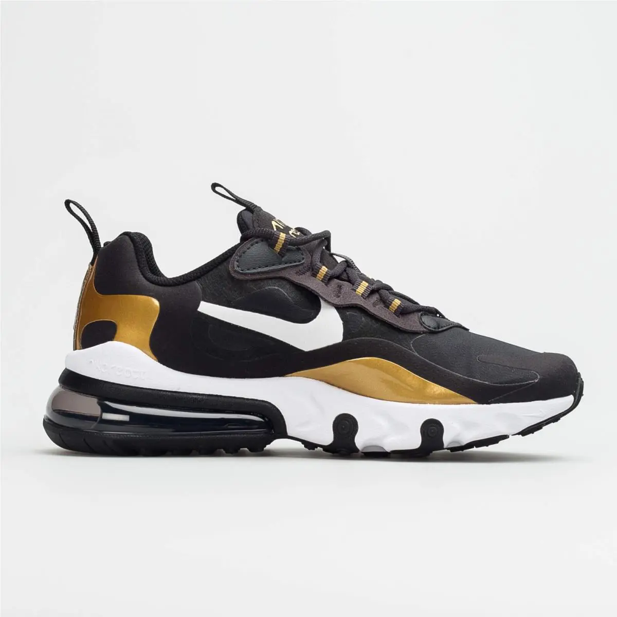 Nike shoes - Black/White/Metallic Gold 2