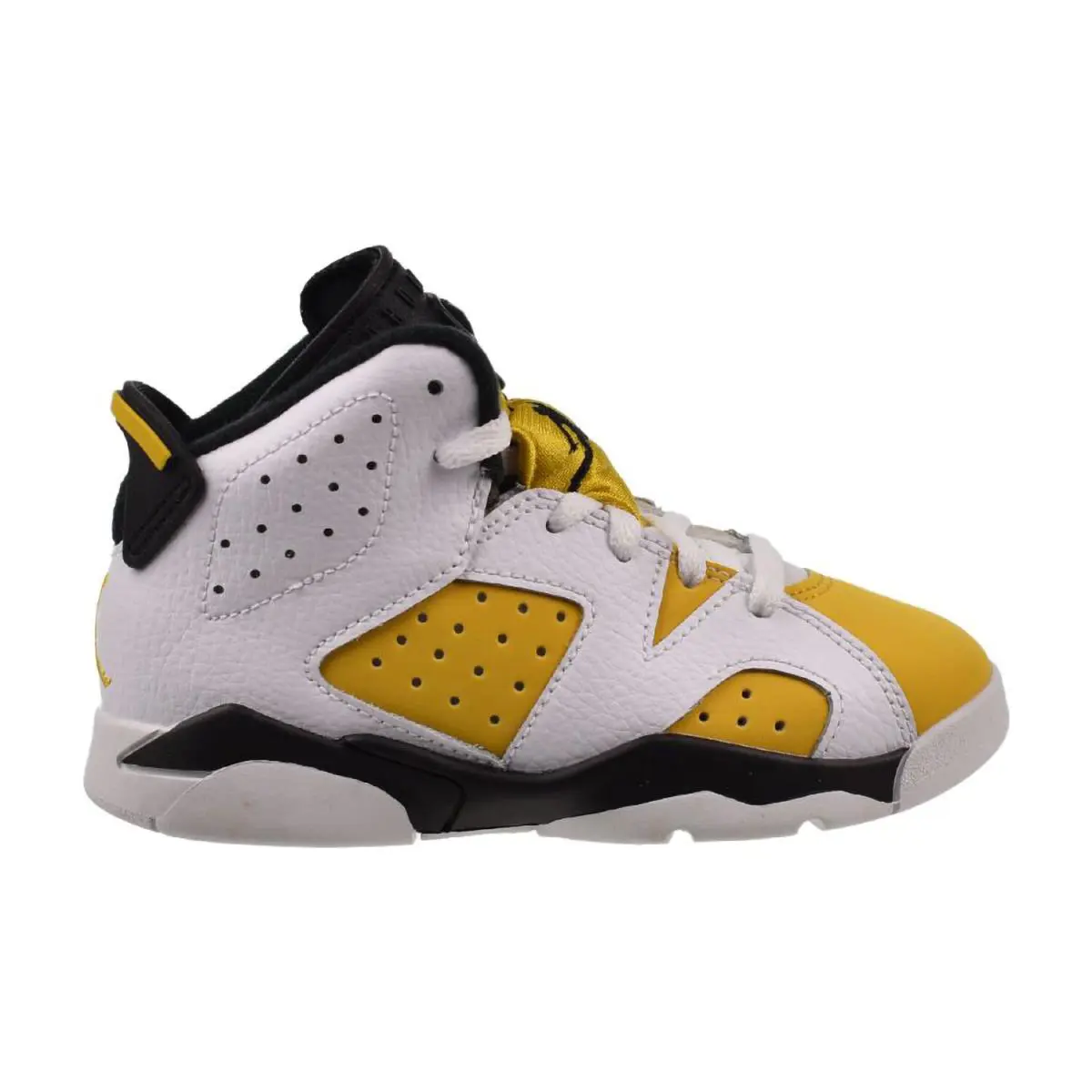 Jordan 6 Retro PS Little Kids` Shoes Yellow Ochre DV3605-170 - Yellow Ochre