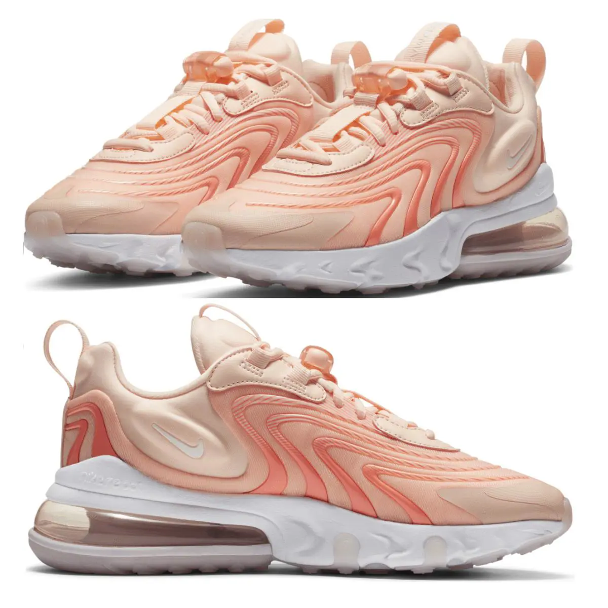 Nike shoes - NIKE AIR MAX 270 REACT ENG - CK2608-800 - CRIMSON TINT/WHITE-LIGHT VIOLET 11