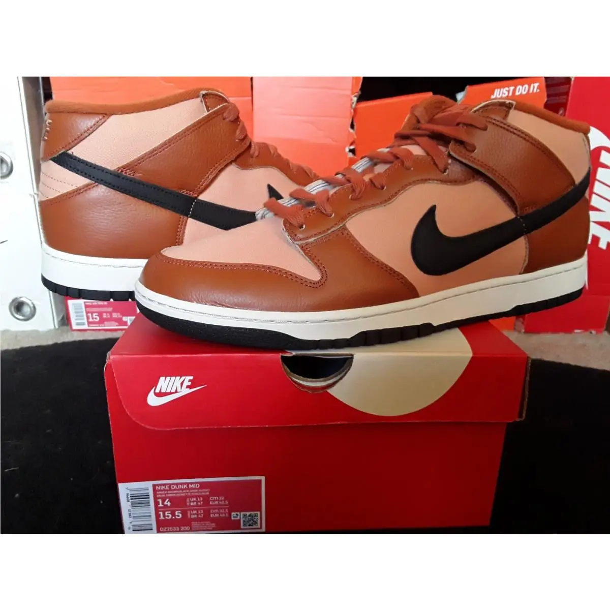 Nike shoes - Nike Dunk Mid - Dunk Mid - DZ2533-200 - Brown 0