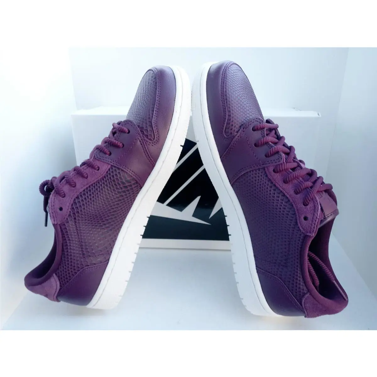 Nike shoes - Air Jordan 1 Low - Air Low - AO1935-600 - BORDEAUX-PHANTOM 0