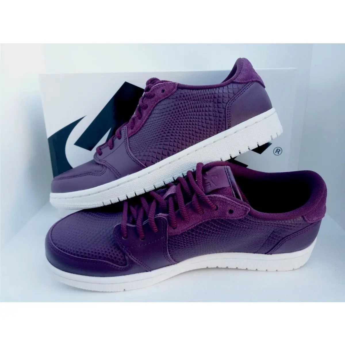 Nike shoes - Air Jordan 1 Low - Air Low - AO1935-600 - BORDEAUX-PHANTOM 10
