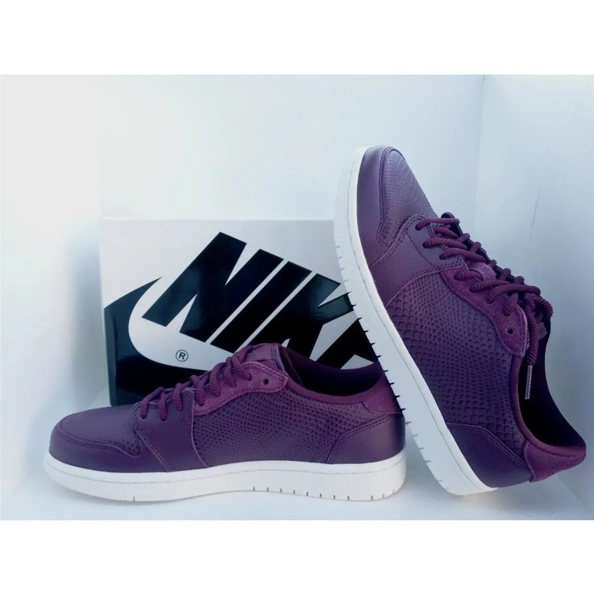 Nike shoes - Air Jordan 1 Low - Air Low - AO1935-600 - BORDEAUX-PHANTOM 12