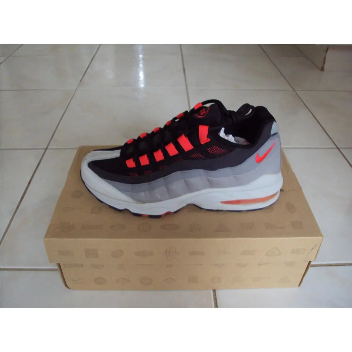 Nike shoes - Nike Air Max 95 - Air Max - 307565-066 - Gray/Red 4