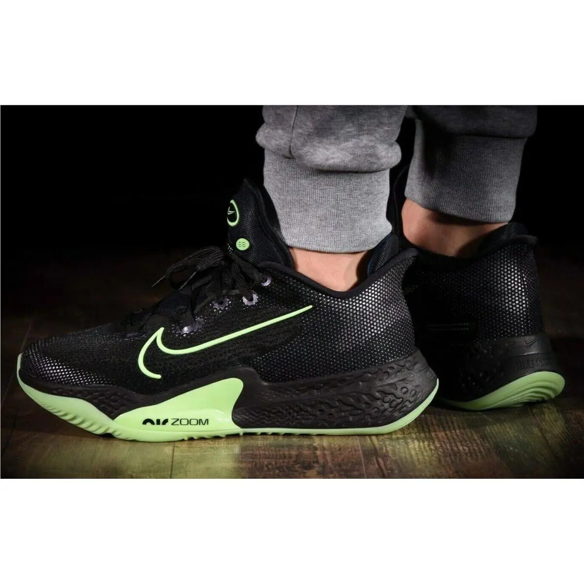 Nike shoes - Nike Air Zoom BB NXT - CK5707-001 - BLACK/VALERIAN BLUE-LIME BLAST 4
