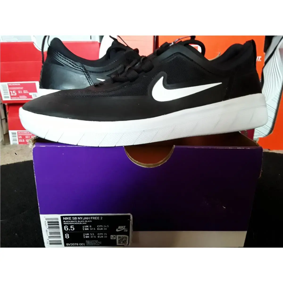 Nike shoes - Nike SB Nyjah Free - Nyjah Free - BV2078 001 - Black 0