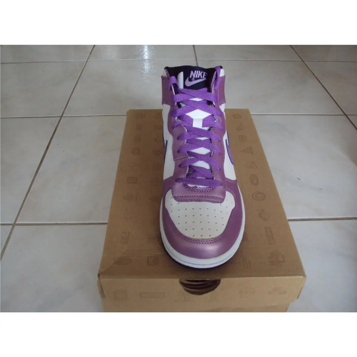 Nike shoes - Nike Big - Big - 344578-151 - White/Purple 4