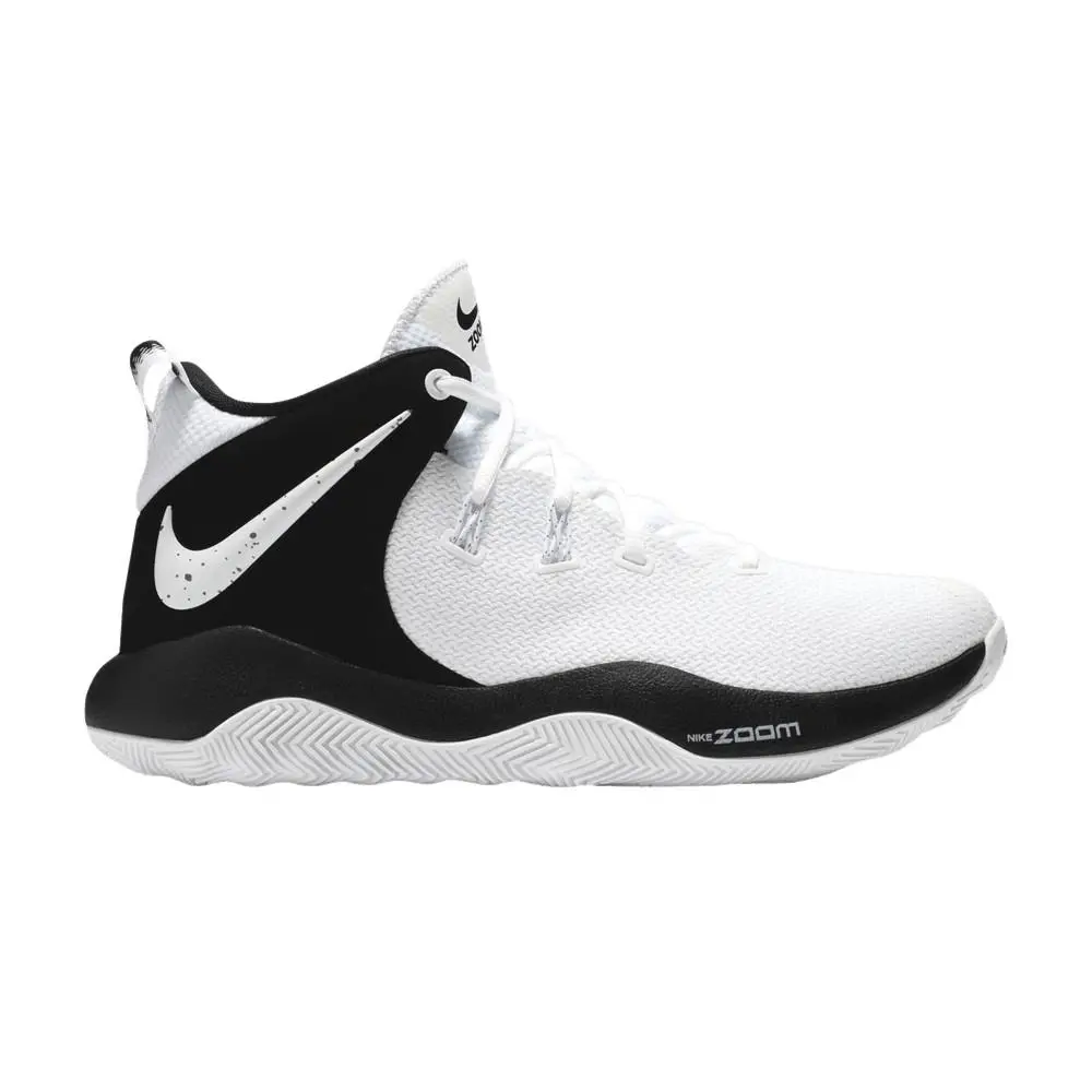 Men`s Nike Zoom Rev II TB `white Black` Fashion Sneakers AO5386 100 - White