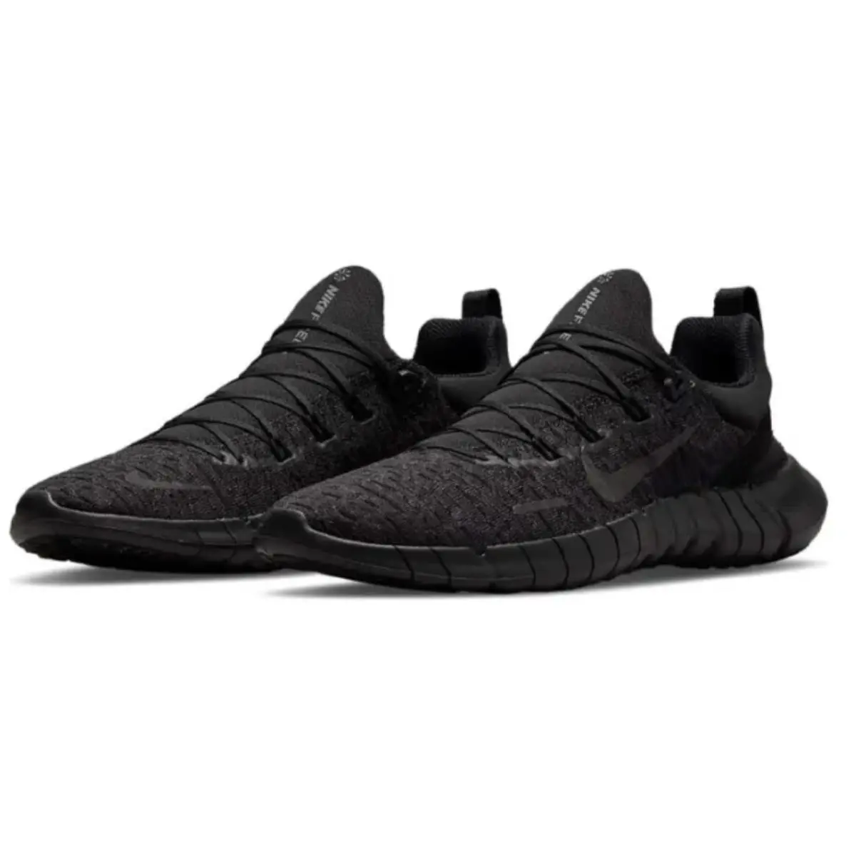 Nike Free Run 5.0 Men`s Road Running Shoes Black/black All Sizes - Black