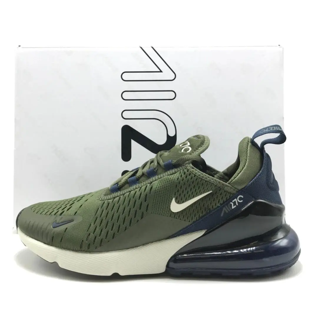 Men Nike Air Max 270 Cargo Khaki/light Bone AH8050 303 Sz 8.0 - 13.0 - Green