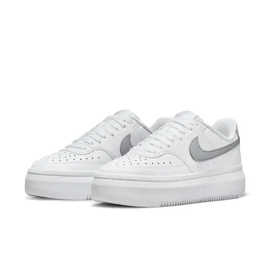 Nike Court Vision Alta DM0113-101 Sneakers Women`s White Low Top Casual Shoes