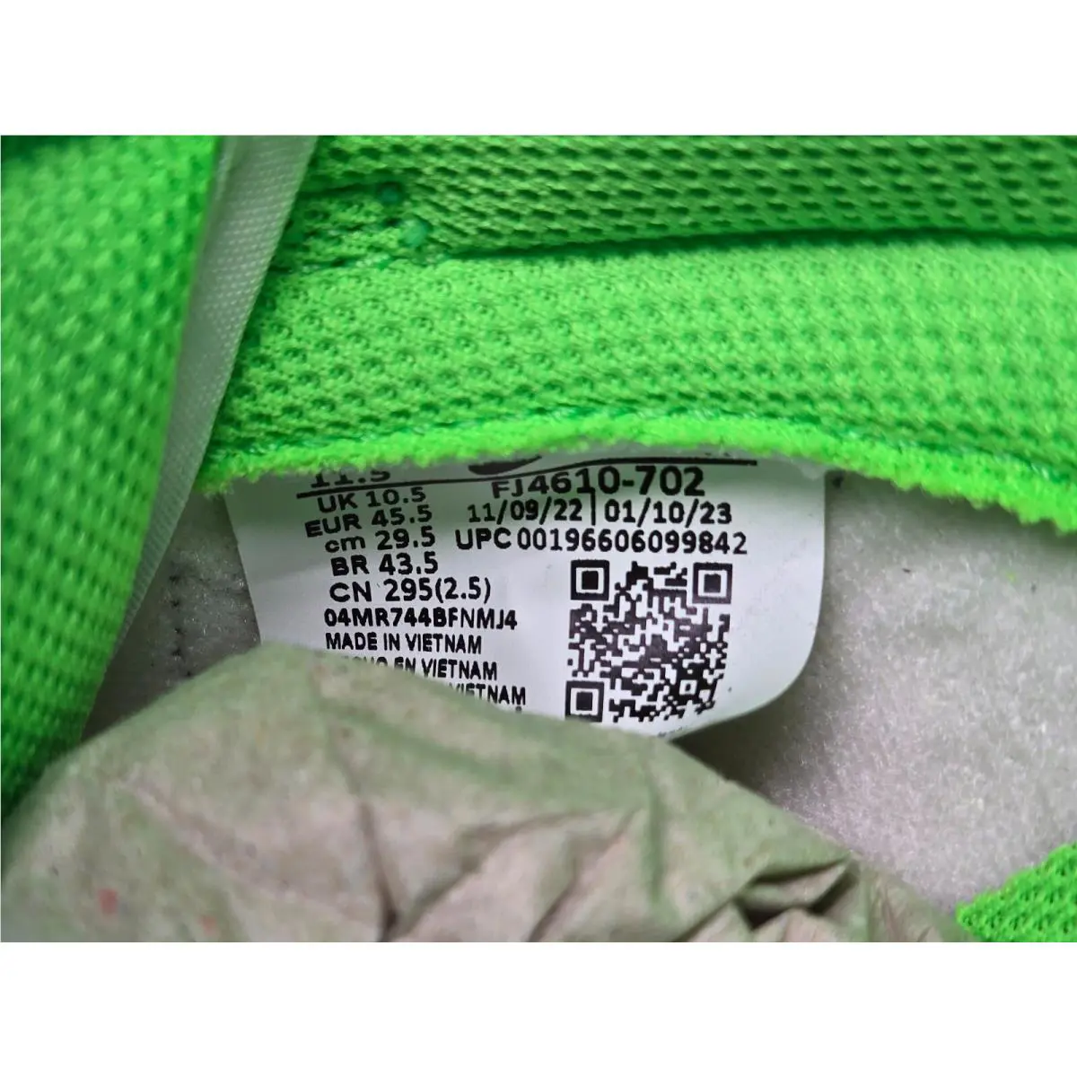 Nike shoes - Nike Dunk Low - Dunk Low - FJ4610-702 - Green 5