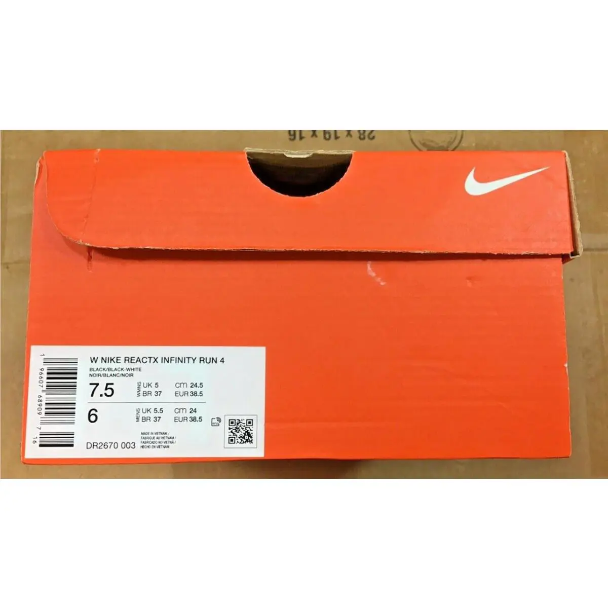 Nike shoes - Nike ReactX Infinity Run - ReactX Infinity Run - DR2670-003 - Black 5