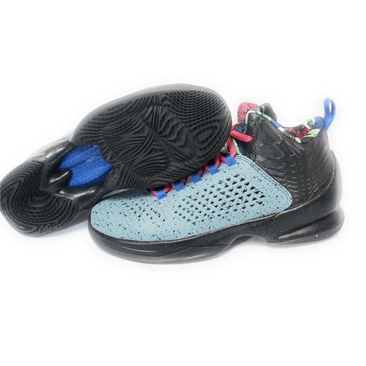 Boys Kids Youth Nike Air Jordan Melo M11716598 413 Graphite 2014 Sneakers Shoes - Gray