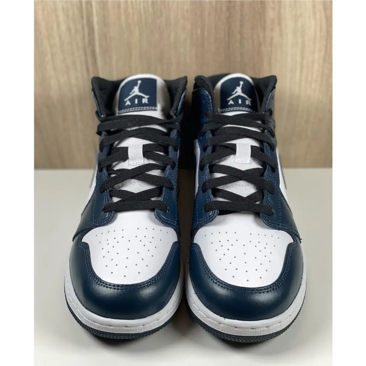 Nike shoes - Air Jordan 1 Mid GS - 554725-411 - Blue 0