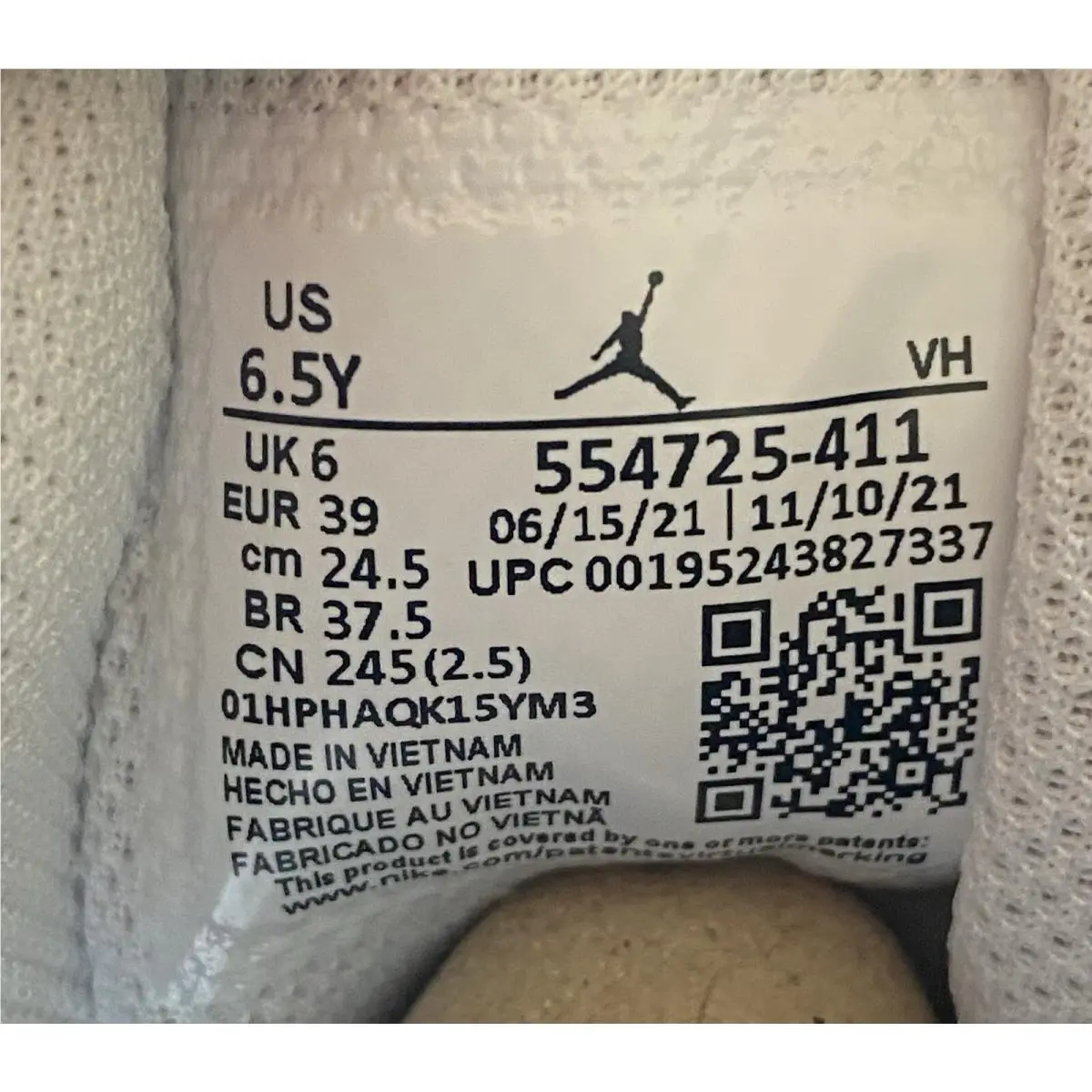 Nike shoes - Air Jordan 1 Mid GS - 554725-411 - Blue 7